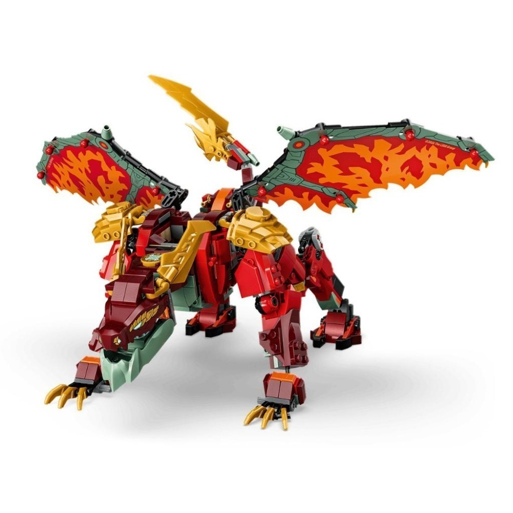［想樂］全新 樂高 LEGO 71868 Ninjago 忍者 野火的變形猛龍機械人-細節圖7