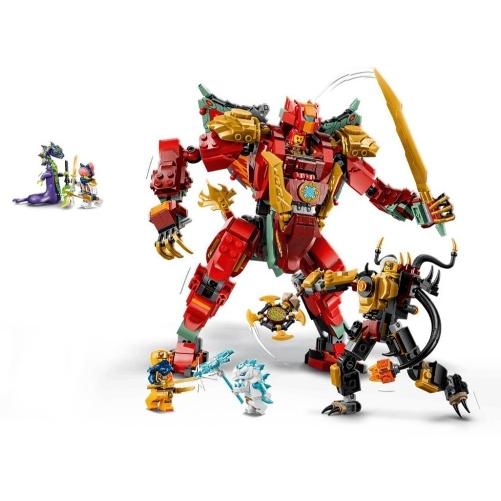 ［想樂］全新 樂高 LEGO 71868 Ninjago 忍者 野火的變形猛龍機械人-細節圖4