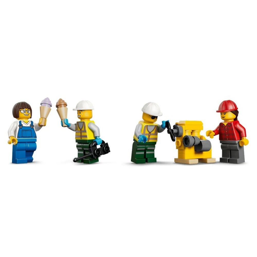 ［想樂］全新 樂高 LEGO 60509 City 城市 港口貨物列車和起重機與卡車-細節圖4