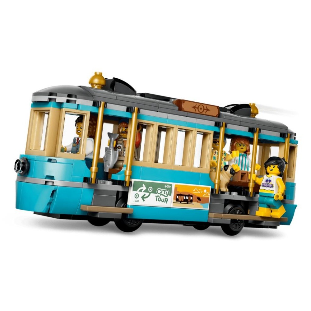 ［想樂］全新 樂高 LEGO 60506 City 城市 經典海灘路面電車-細節圖5