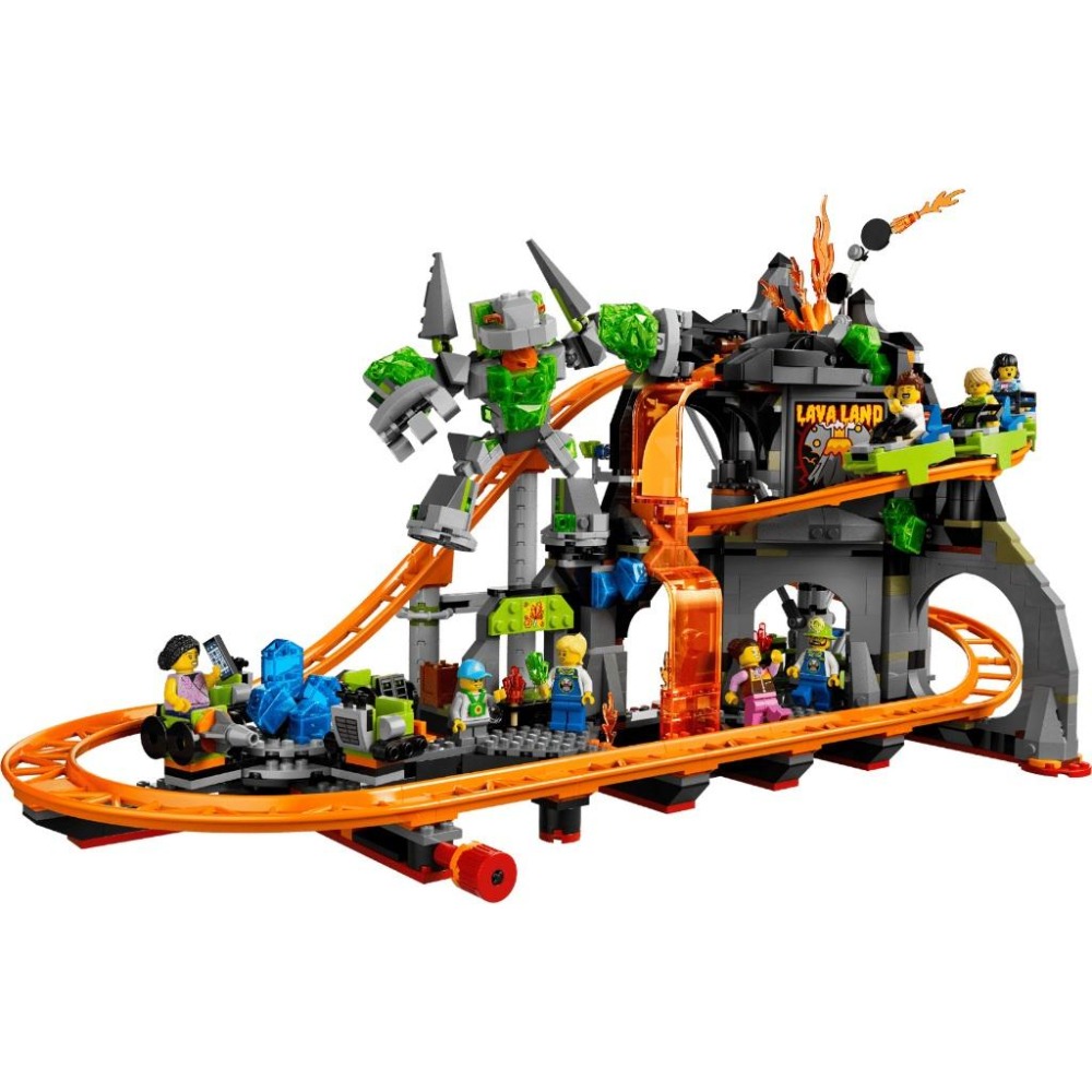 ［想樂］全新 樂高 LEGO 60501 City 城市 熔岩國度雲霄飛車樂園-細節圖3
