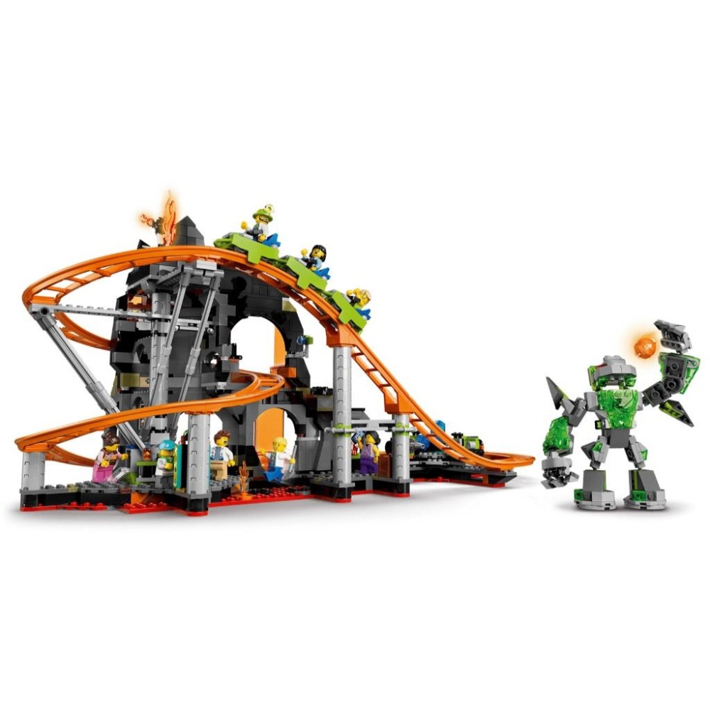 ［想樂］全新 樂高 LEGO 60501 City 城市 熔岩國度雲霄飛車樂園-細節圖4