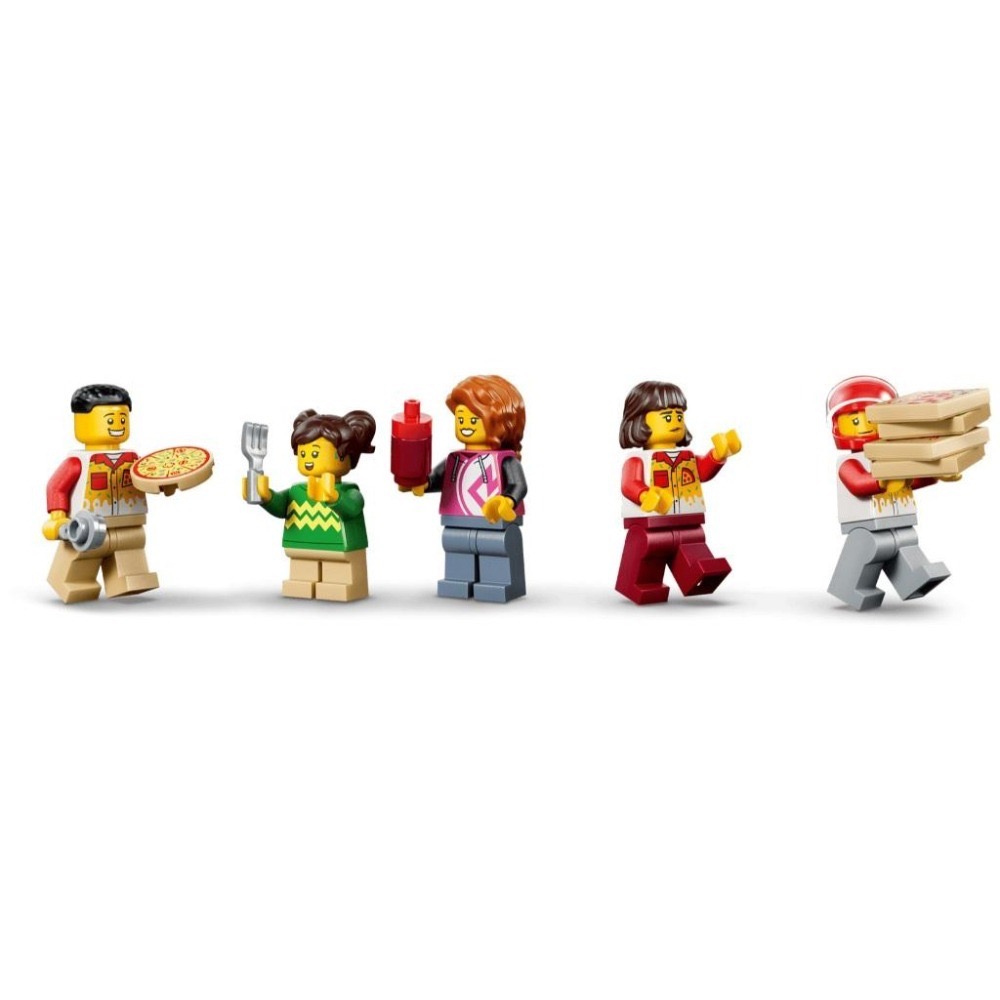 ［想樂］全新 樂高 LEGO 60496 City 城市 披薩外送體驗載具組-細節圖7