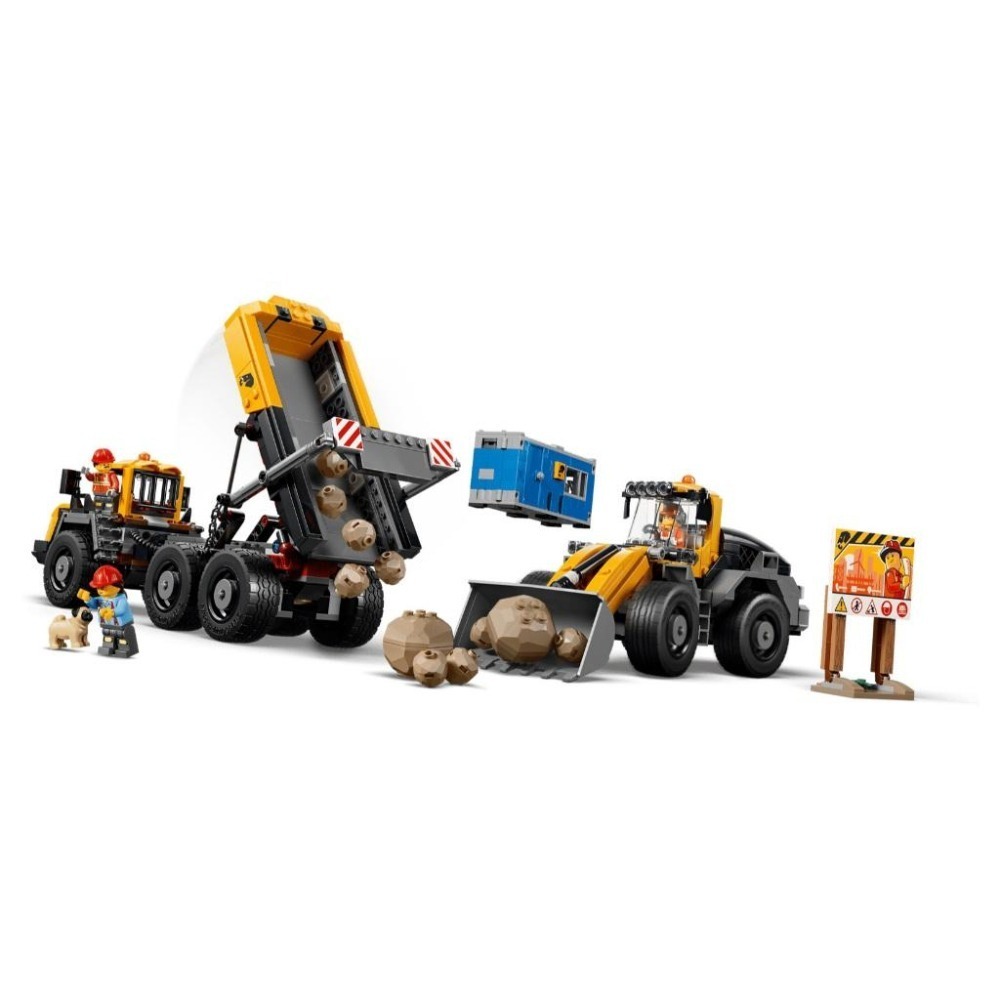 ［想樂］全新 樂高 LEGO 60494 City 城市 傾卸式卡車與前端裝載機-細節圖4