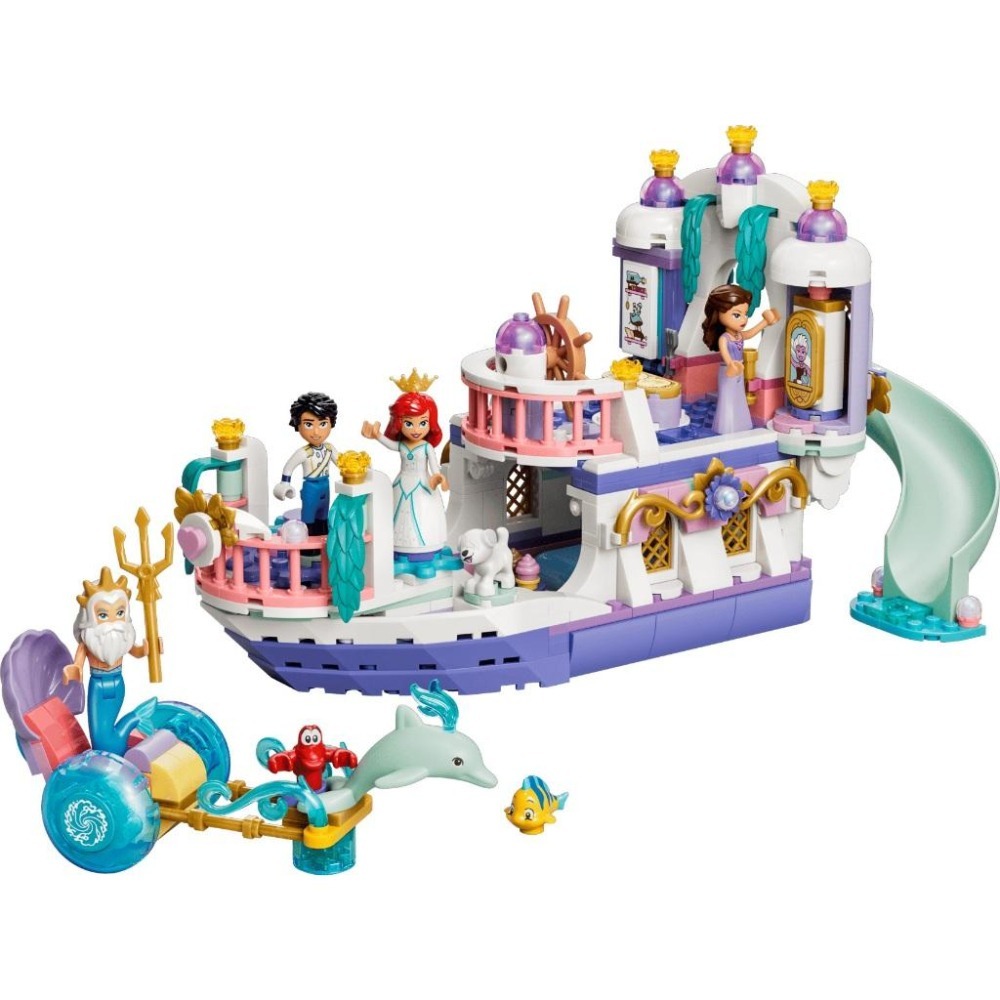 ［想樂］全新 樂高 LEGO 43299 DISNEY 迪士尼 愛麗兒的皇家婚禮船-細節圖3