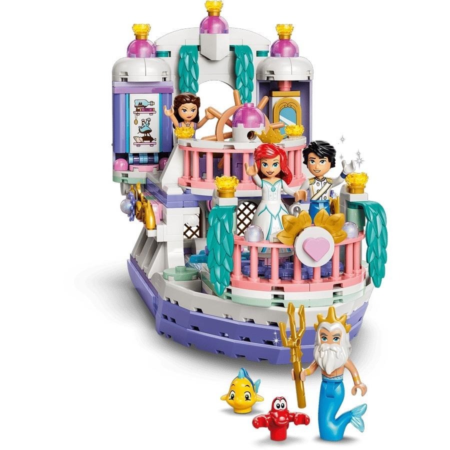 ［想樂］全新 樂高 LEGO 43299 DISNEY 迪士尼 愛麗兒的皇家婚禮船-細節圖5