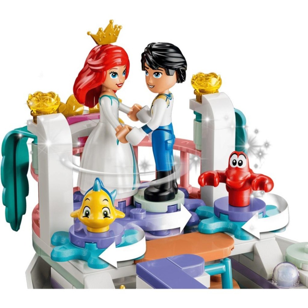 ［想樂］全新 樂高 LEGO 43299 DISNEY 迪士尼 愛麗兒的皇家婚禮船-細節圖8
