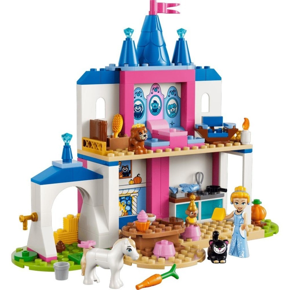 ［想樂］全新 樂高 LEGO 43283 DISNEY 迪士尼 灰姑娘與動物的城堡-細節圖3