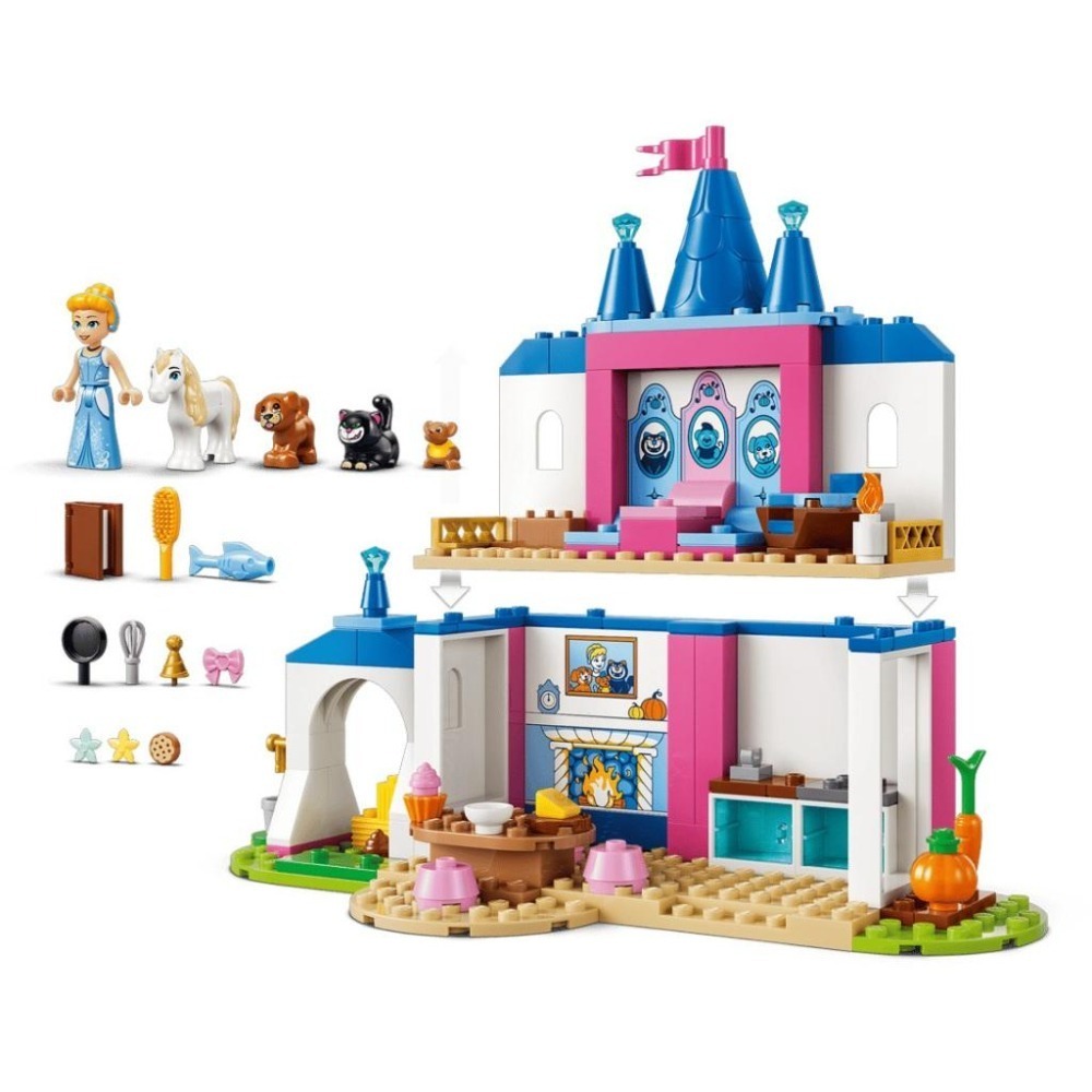 ［想樂］全新 樂高 LEGO 43283 DISNEY 迪士尼 灰姑娘與動物的城堡-細節圖6
