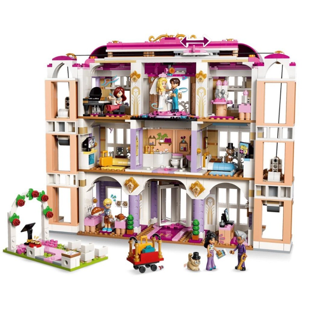 ［想樂］全新 樂高 LEGO 42704 Friends 好朋友 心湖城大飯店-細節圖5