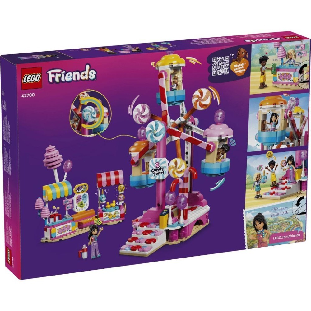 ［想樂］全新 樂高 LEGO 42700 Friends 好朋友 糖果和杯子蛋糕摩天輪-細節圖2