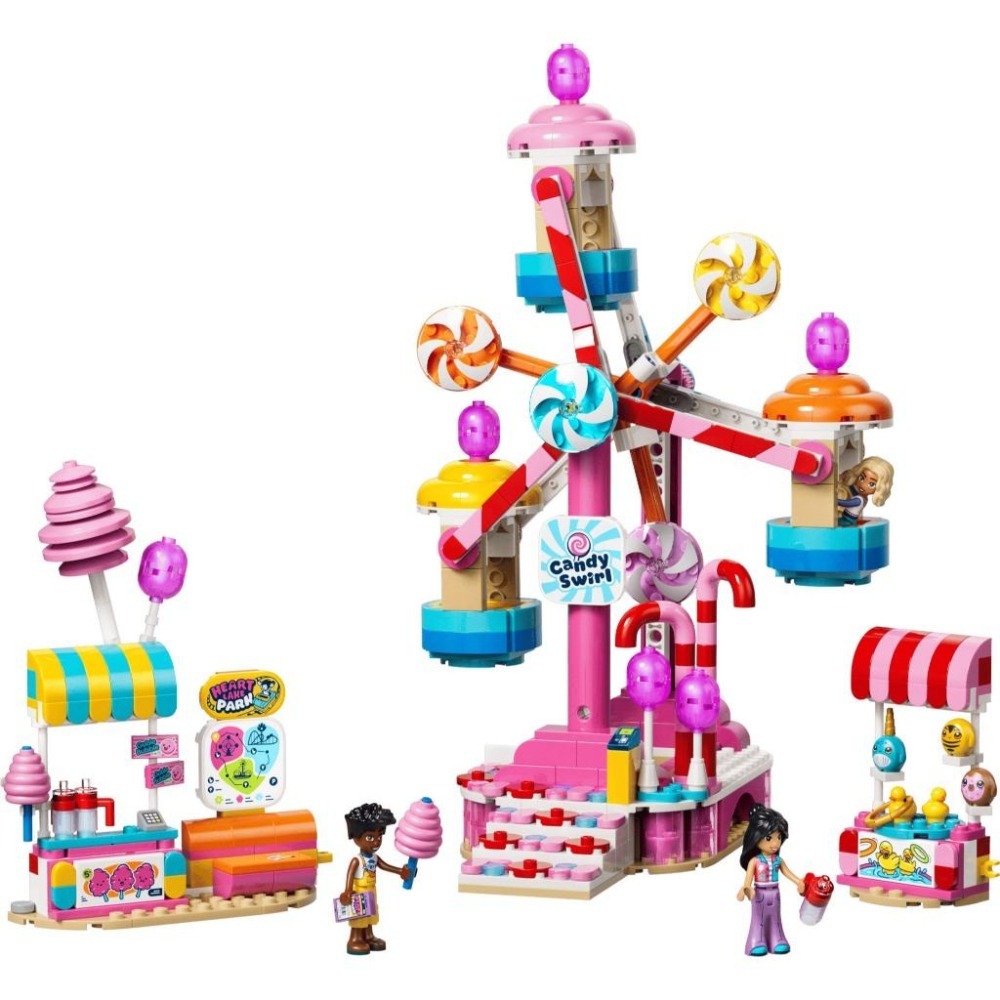 ［想樂］全新 樂高 LEGO 42700 Friends 好朋友 糖果和杯子蛋糕摩天輪-細節圖3
