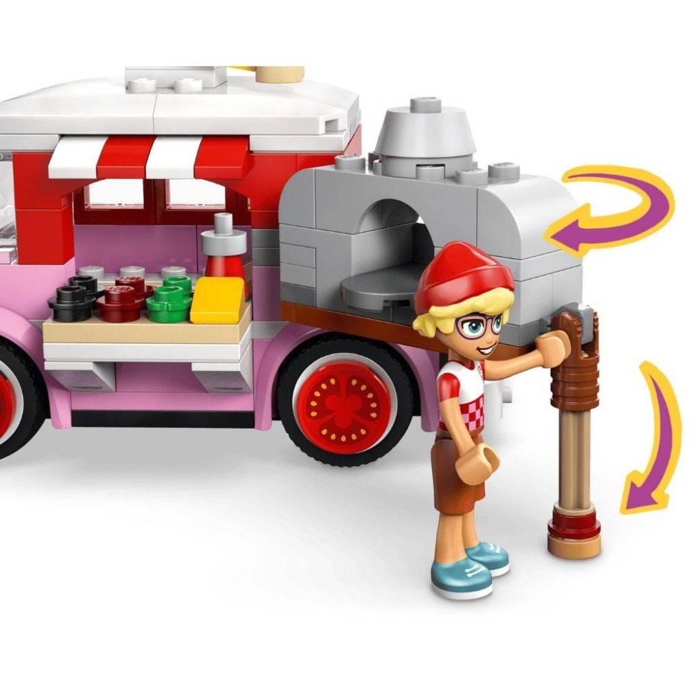 ［想樂］全新 樂高 LEGO 42694 Friends 好朋友 披薩餐車-細節圖7