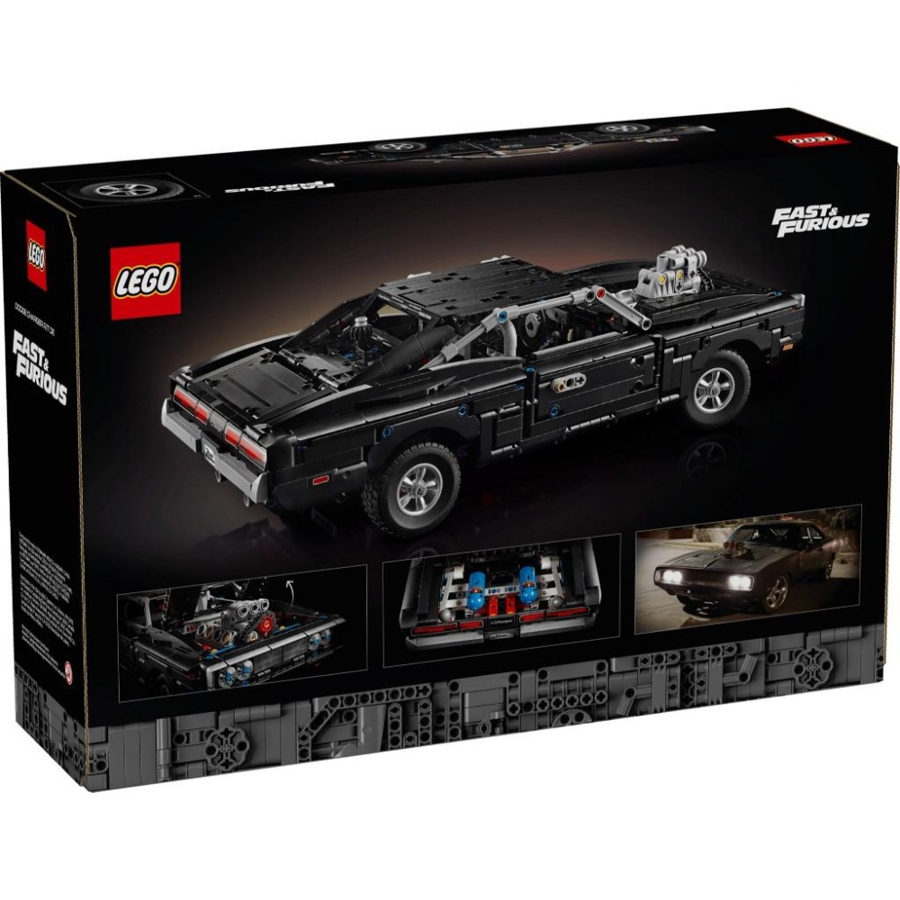 ［想樂］全新 樂高 LEGO 42231 Technic 科技 玩命關頭 Fast and Furious 道奇 Dodge Charger R/T Car-細節圖2