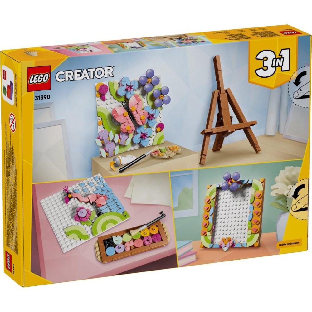 ［想樂］全新 樂高 LEGO 31390 Creator 三合一 花卉藝術裝飾畫作-細節圖2