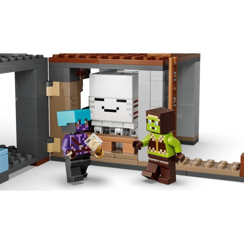 ［想樂］全新 樂高 LEGO 21597 Minecraft 創世神 地獄幽靈站 Ghast Station-細節圖8