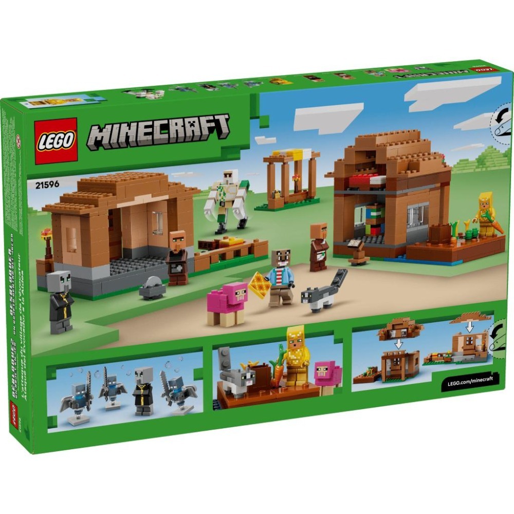 ［想樂］全新 樂高 LEGO 21596 Minecraft 創世神 喚魔者進攻村莊 Evoker Village Attack-細節圖2
