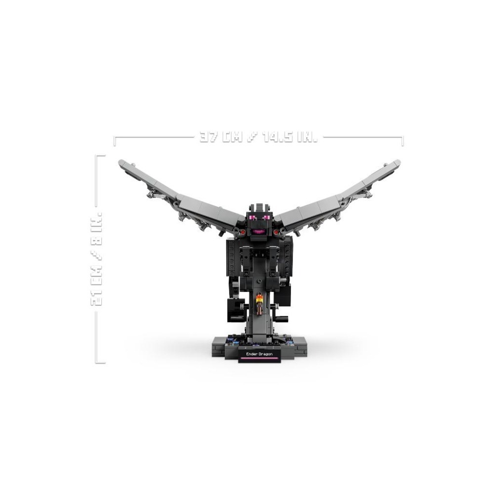 ［想樂］全新 樂高 LEGO 21595 Minecraft 創世神 終界龍 The Ender Dragon-細節圖6