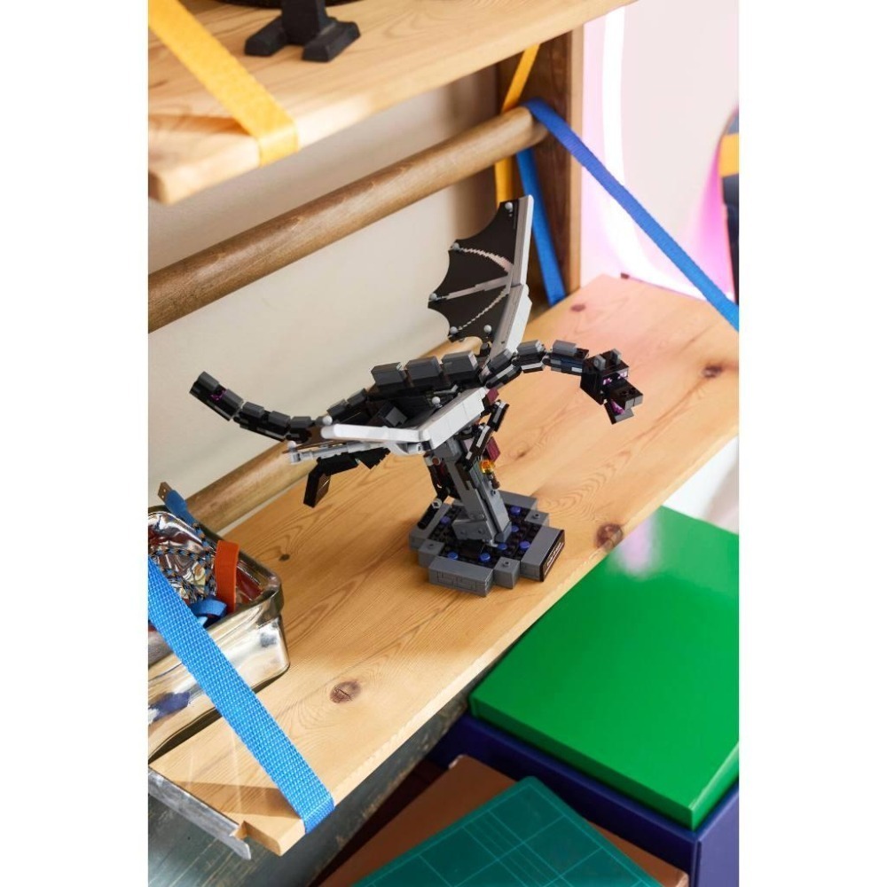 ［想樂］全新 樂高 LEGO 21595 Minecraft 創世神 終界龍 The Ender Dragon-細節圖8