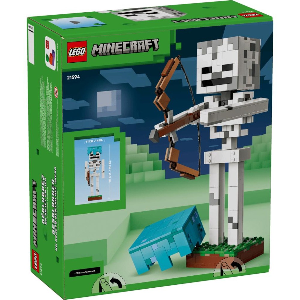 ［想樂］全新 樂高 LEGO 21594 Minecraft 創世神 骷髏 The Skeleton-細節圖2