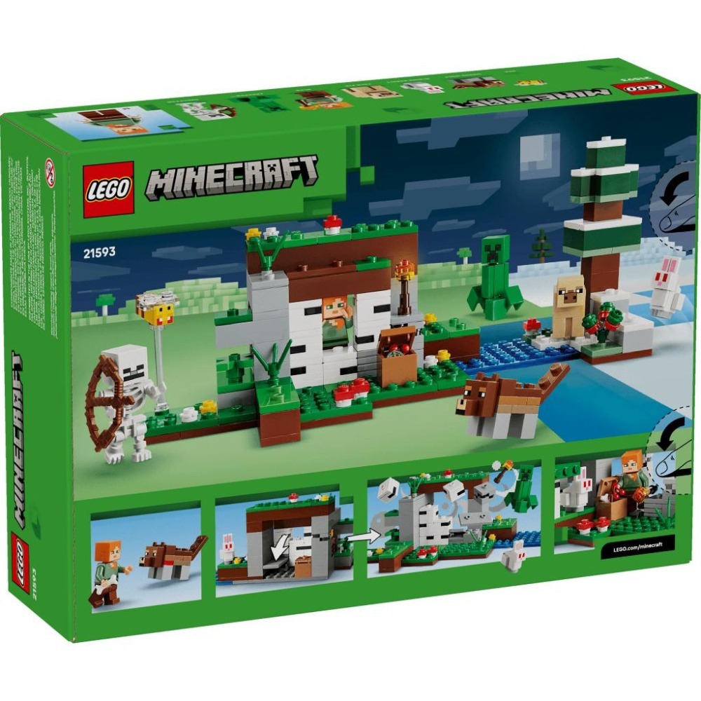 ［想樂］全新 樂高 LEGO 21593 Minecraft 創世神 第一夜冒險 First Night Adventure-細節圖2