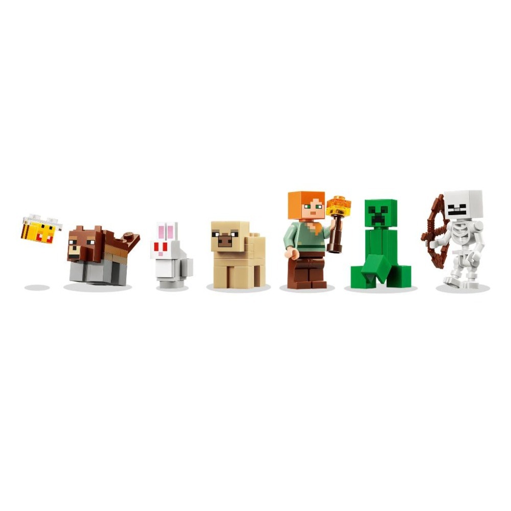 ［想樂］全新 樂高 LEGO 21593 Minecraft 創世神 第一夜冒險 First Night Adventure-細節圖4