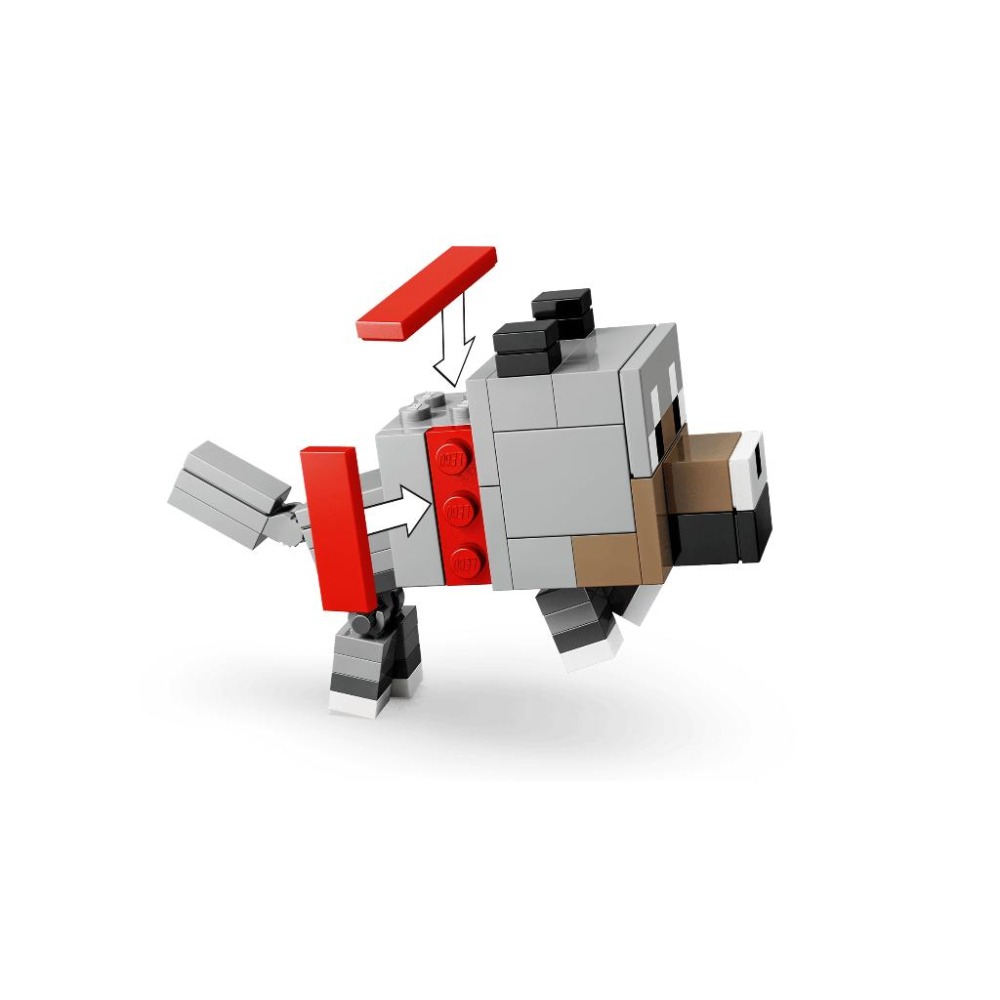 ［想樂］全新 樂高 LEGO 21592 Minecraft 創世神 雞騎士的沙漠大進擊 Chicken Jockey Desert Attack-細節圖8
