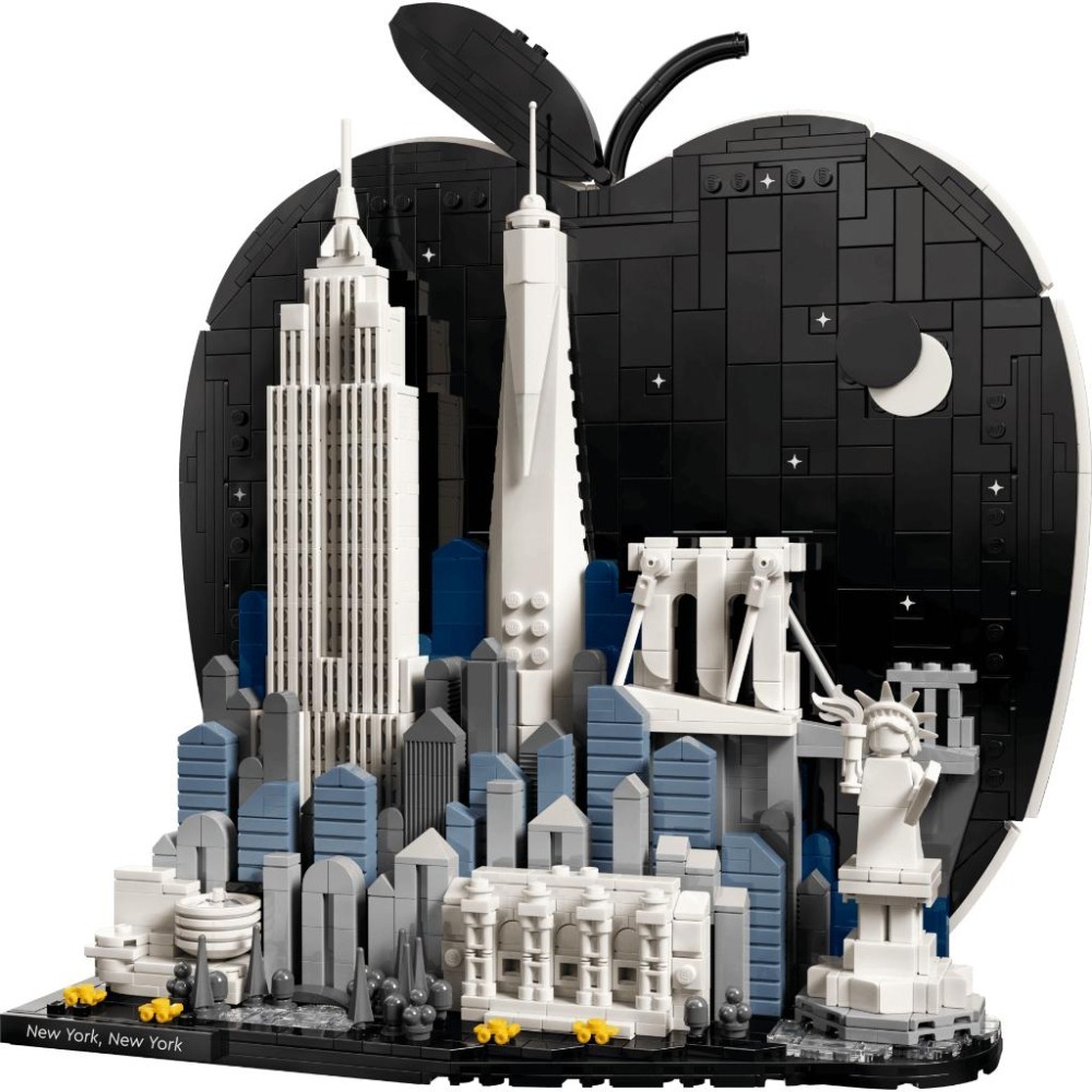［想樂］全新 樂高 LEGO 21066 Architecture 建築 紐約 大蘋果 New York City The Big Apple-細節圖3