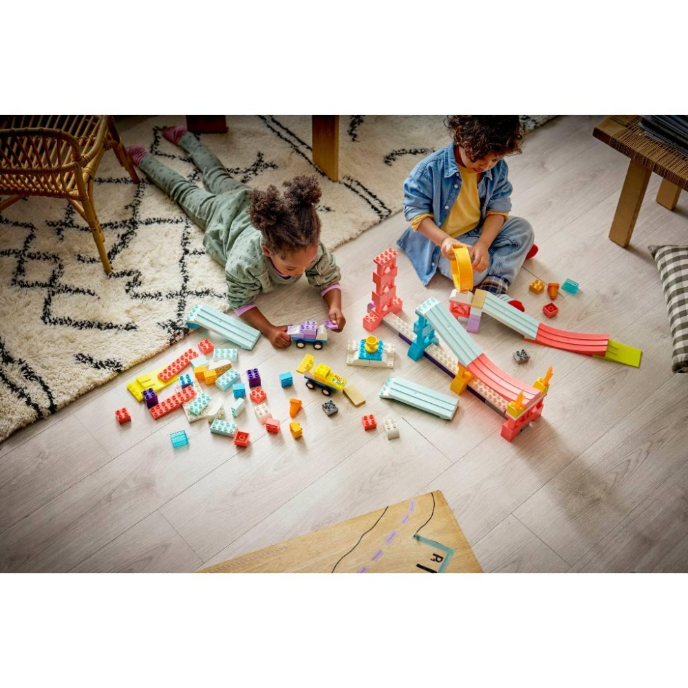 ［想樂］全新 樂高 LEGO 10478 DUPLO 得寶 3 合 1 創意坡道與汽車套裝-細節圖5