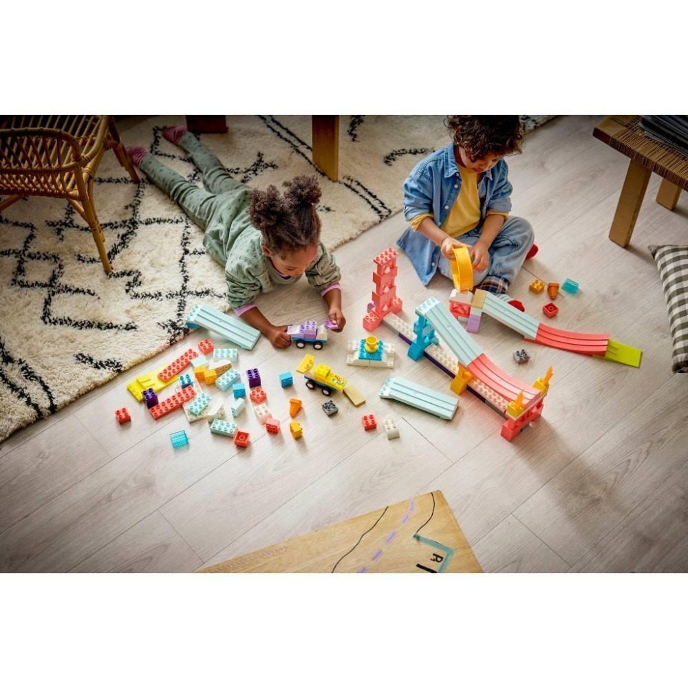 ［想樂］全新 樂高 LEGO 10478 DUPLO 得寶 3 合 1 創意坡道與汽車套裝-細節圖5