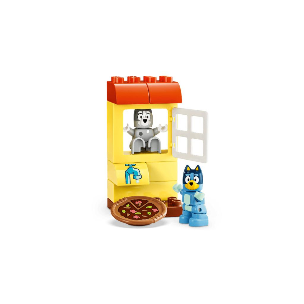 ［想樂］全新 樂高 LEGO 10469 DUPLO 得寶 曼曼、布麗玩遊戲：披薩女孩-細節圖5