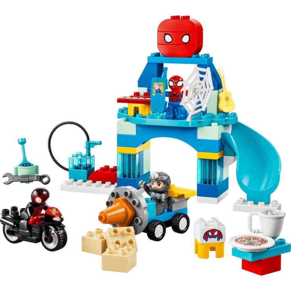 ［想樂］全新 樂高 LEGO 10464 DUPLO 得寶 蜘蛛小隊神網總部 Team Spidey Webquarters-細節圖3