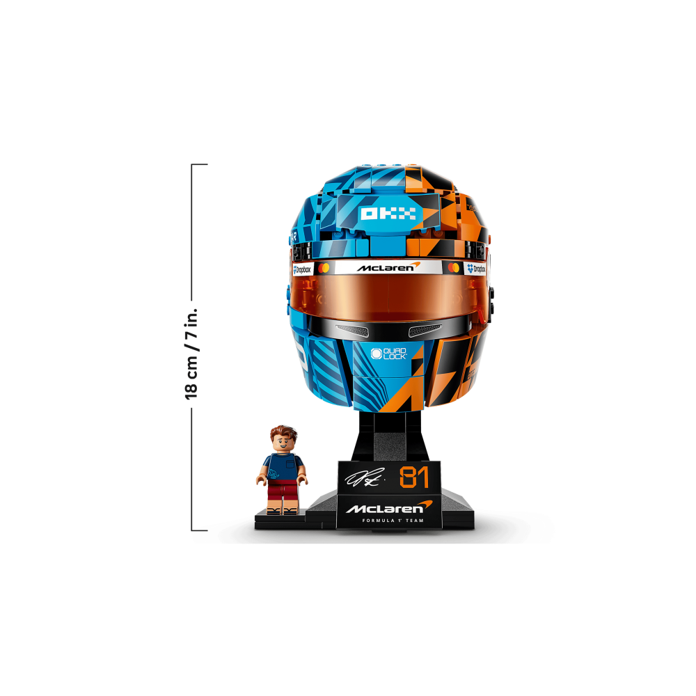 ［想樂］全新 樂高 LEGO 43017 Editions F1 奧斯卡·皮亞斯特里 安全帽-細節圖5