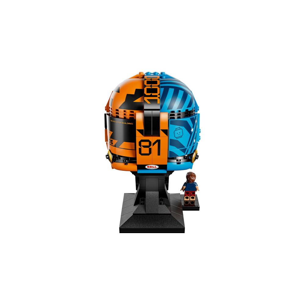 ［想樂］全新 樂高 LEGO 43017 Editions F1 奧斯卡·皮亞斯特里 安全帽-細節圖7