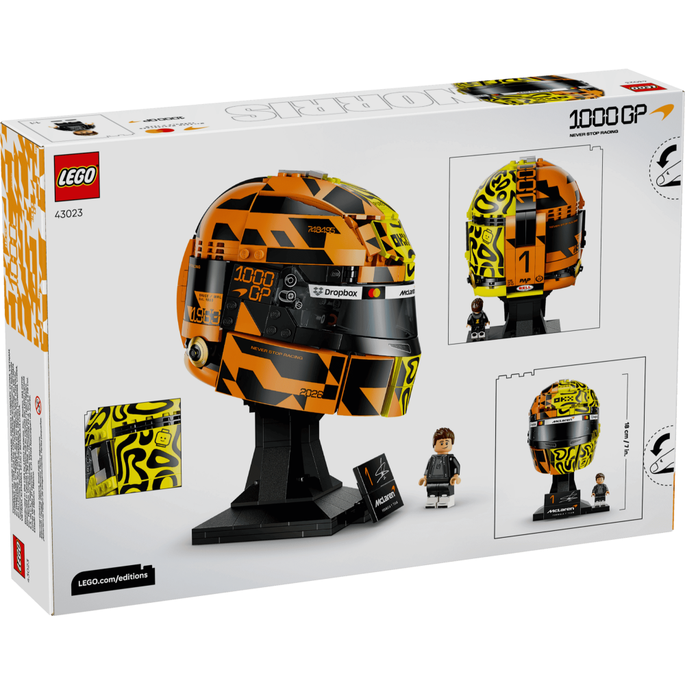 ［想樂］全新 樂高 LEGO 43023 Editions F1 蘭多·諾里斯 安全帽 McLaren-細節圖2