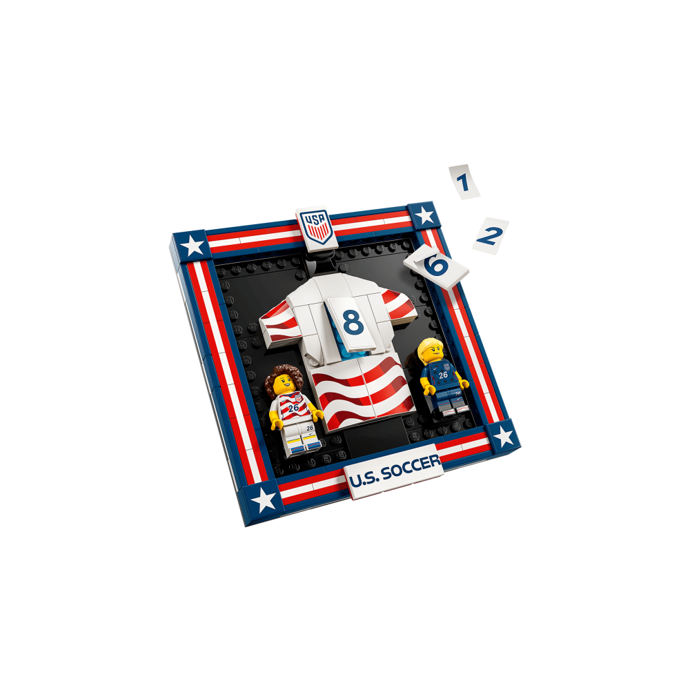 ［想樂］全新 樂高 LEGO 43033 Editions FIFA 足球 2026 年美國國家足球隊球衣-細節圖8