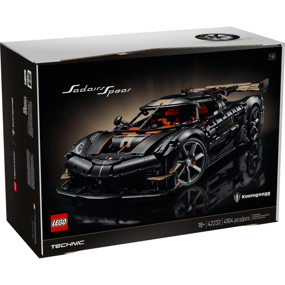 ［想樂］全新 樂高 LEGO 42232 科技 Technic 科尼賽克 Koenigsegg Sadair＇s Spe-細節圖2