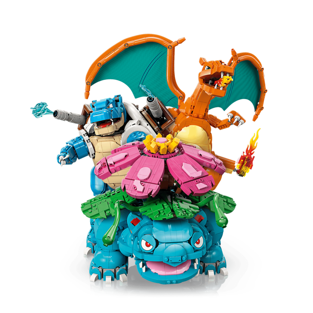 ［想樂］全新 樂高 LEGO 72153 Pokémon 神奇寶貝 寶可夢 御三家 噴火龍 妙蛙花 水箭龜-細節圖5