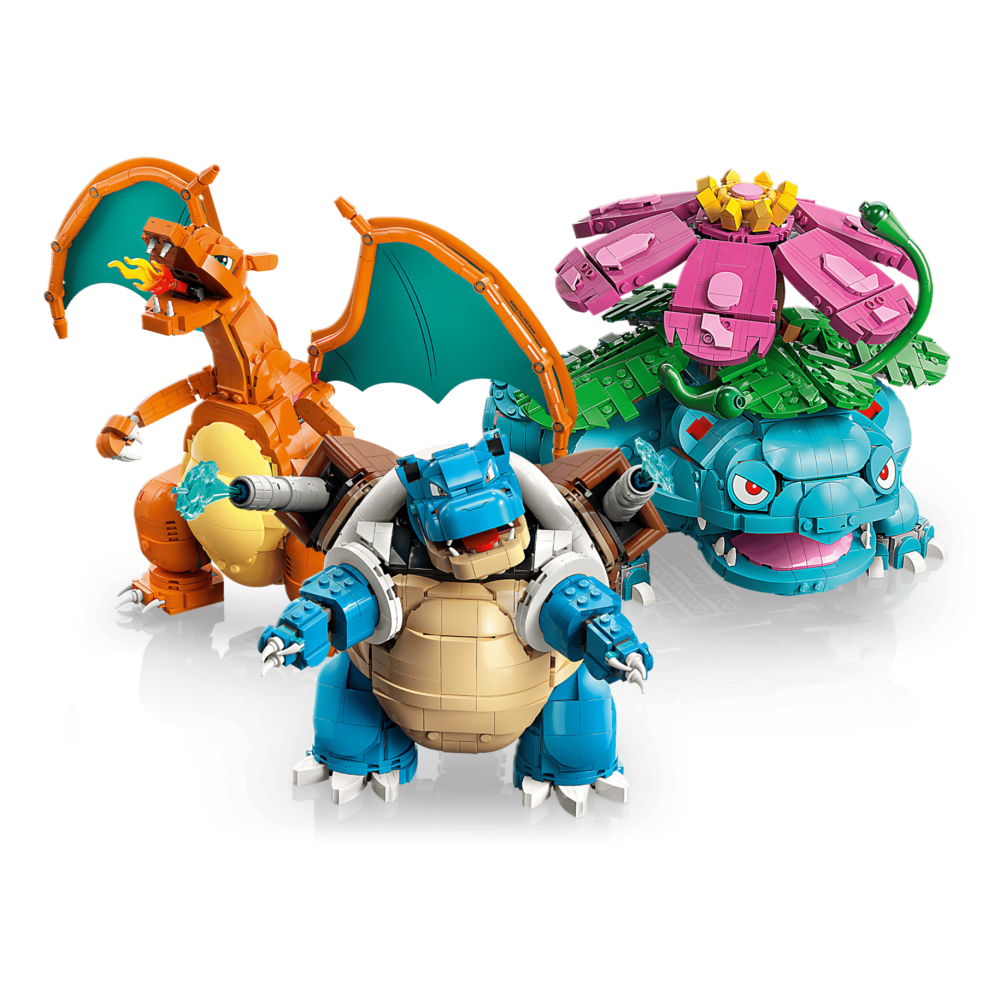 ［想樂］全新 樂高 LEGO 72153 Pokémon 神奇寶貝 寶可夢 御三家 噴火龍 妙蛙花 水箭龜-細節圖6