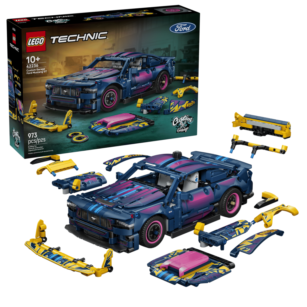 ［想樂］全新 樂高 LEGO 42236 Technic 科技 客製化改裝廠 Ford Mustang GT-細節圖7