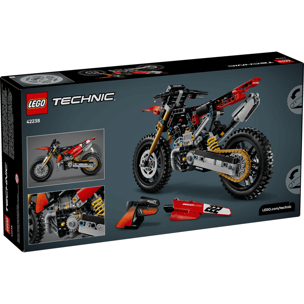 ［想樂］全新 樂高 LEGO 42238 Technic 科技 杜卡迪 Ducati Desmo450 MX Facto-細節圖2