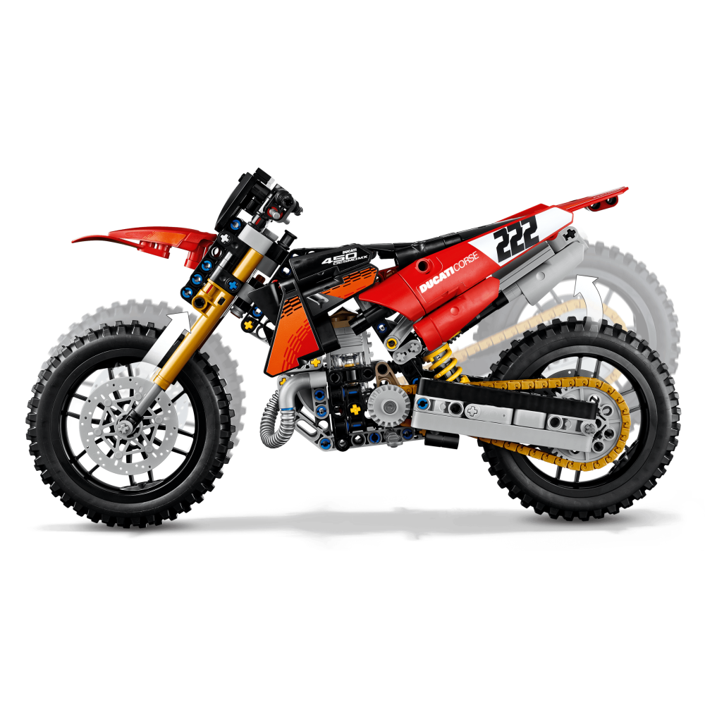 ［想樂］全新 樂高 LEGO 42238 Technic 科技 杜卡迪 Ducati Desmo450 MX Facto-細節圖7