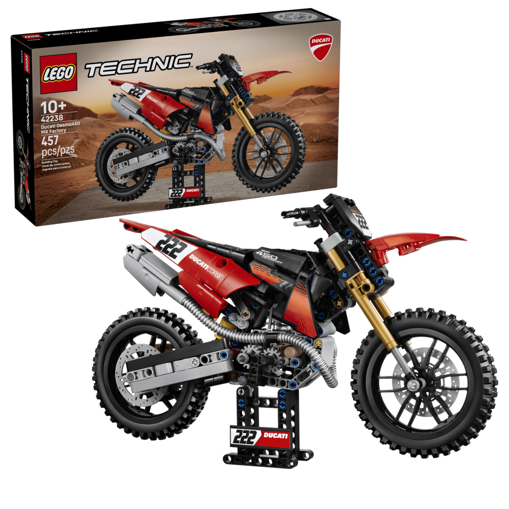 ［想樂］全新 樂高 LEGO 42238 Technic 科技 杜卡迪 Ducati Desmo450 MX Facto-細節圖11