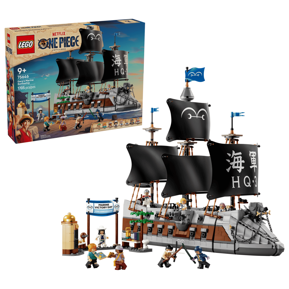 ［想樂］全新 樂高 LEGO 75646 航海王 ONE PIECE 卡普的海軍戰艦-細節圖9