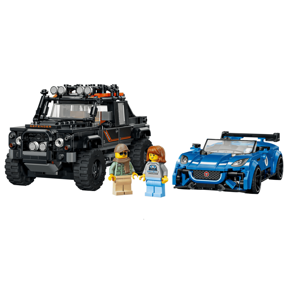 ［想樂］全新 樂高 LEGO 77264 Speed 捷豹 Project 7 和 LandRover Defender-細節圖3