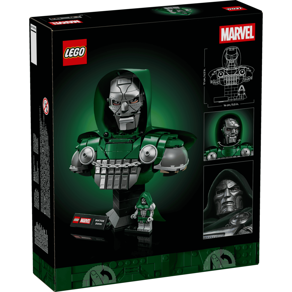 ［想樂］全新 樂高 LEGO 76345 Marvel 漫威 末日博士胸像 Doctor Doom Bust-細節圖2