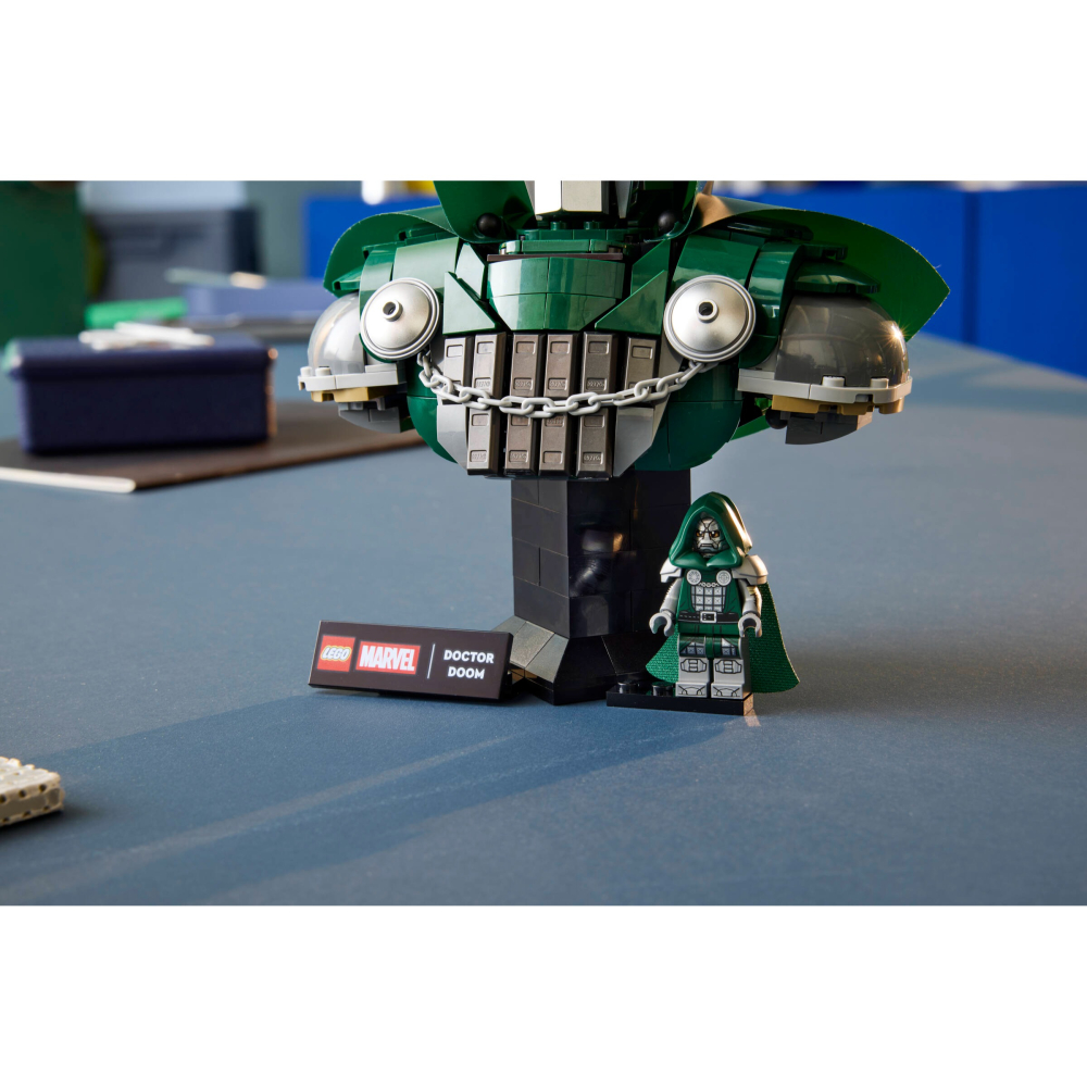 ［想樂］全新 樂高 LEGO 76345 Marvel 漫威 末日博士胸像 Doctor Doom Bust-細節圖8