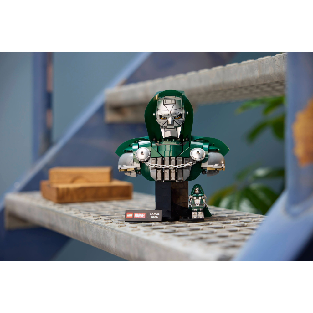 ［想樂］全新 樂高 LEGO 76345 Marvel 漫威 末日博士胸像 Doctor Doom Bust-細節圖9