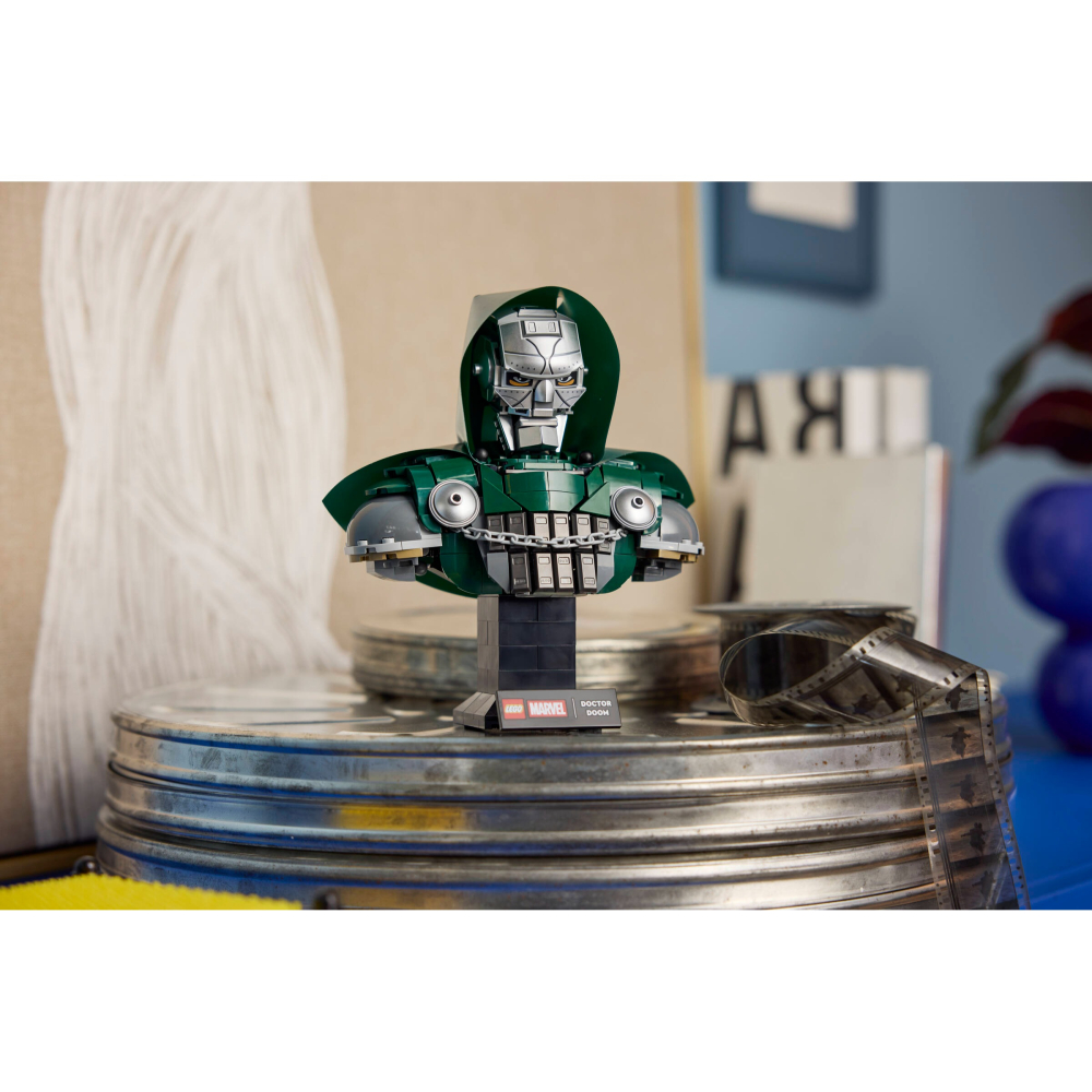 ［想樂］全新 樂高 LEGO 76345 Marvel 漫威 末日博士胸像 Doctor Doom Bust-細節圖10