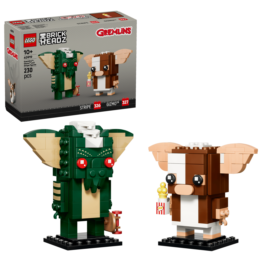 ［想樂］全新 樂高 LEGO 40919 Brickheadz 小精靈 Gizmo™ 和 Stripe 玩偶-細節圖10